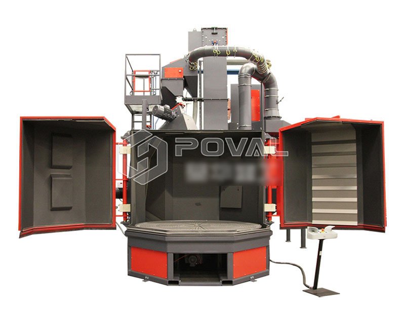 轉(zhuǎn)臺式強化、拋丸清理機