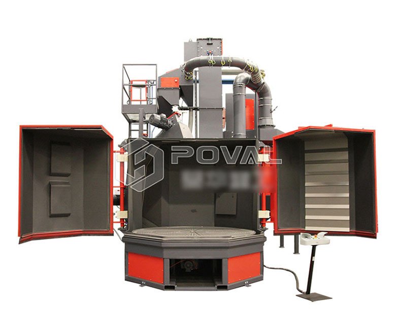 轉(zhuǎn)臺式強(qiáng)化、拋丸清理機(jī)